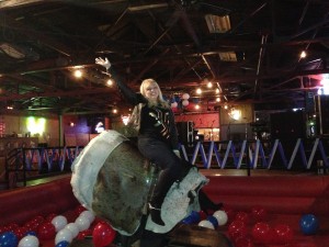 Wendy on bull