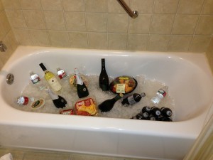 bathtub cooler