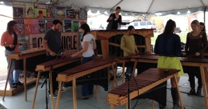 1 playing marimba