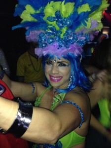 13 lampshade headdress